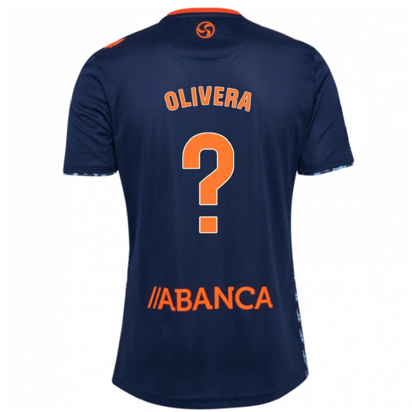 Danxen Kinder Nacho Olivera #0 Marineblau Auswärtstrikot Trikot 2024/25 T-Shirt Schweiz