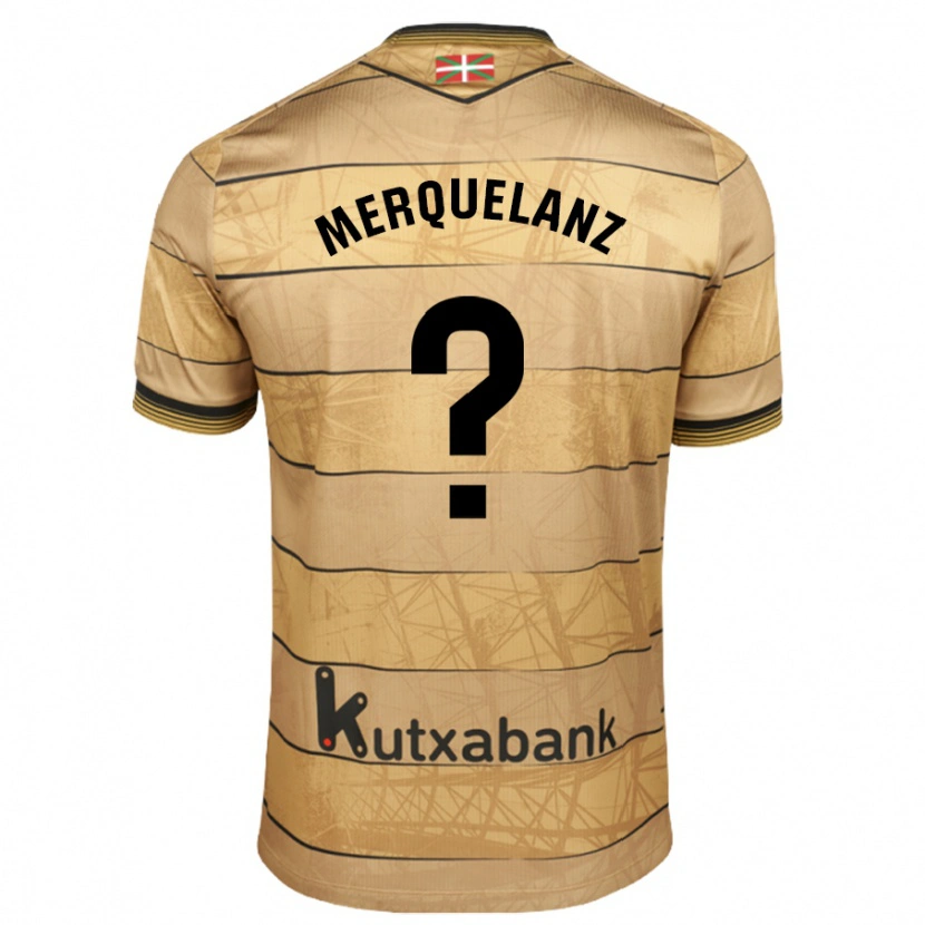 Danxen Kinder Martín Merquelanz #0 Braun Auswärtstrikot Trikot 2024/25 T-Shirt Schweiz