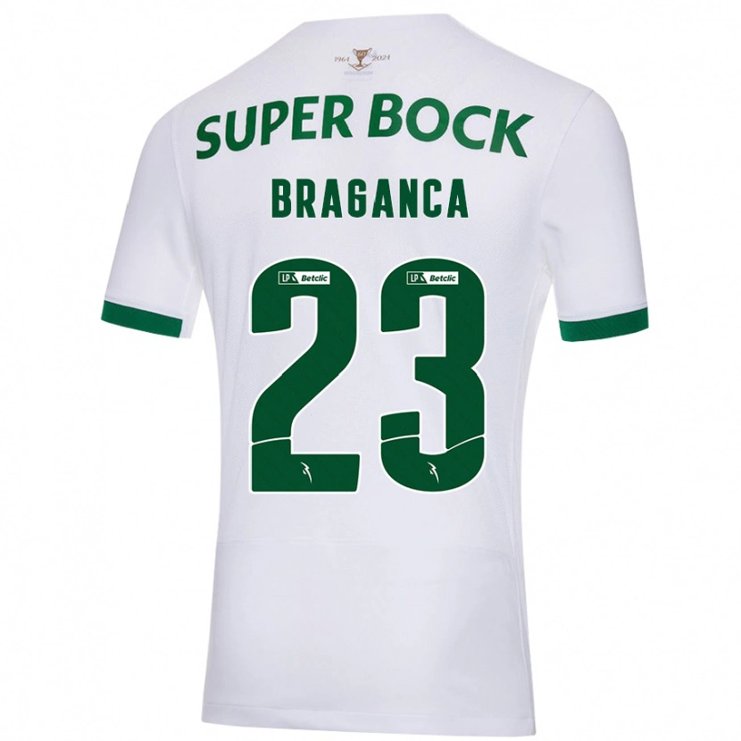 Danxen Kinder Daniel Bragança #23 Weiß Grün Auswärtstrikot Trikot 2024/25 T-Shirt Schweiz