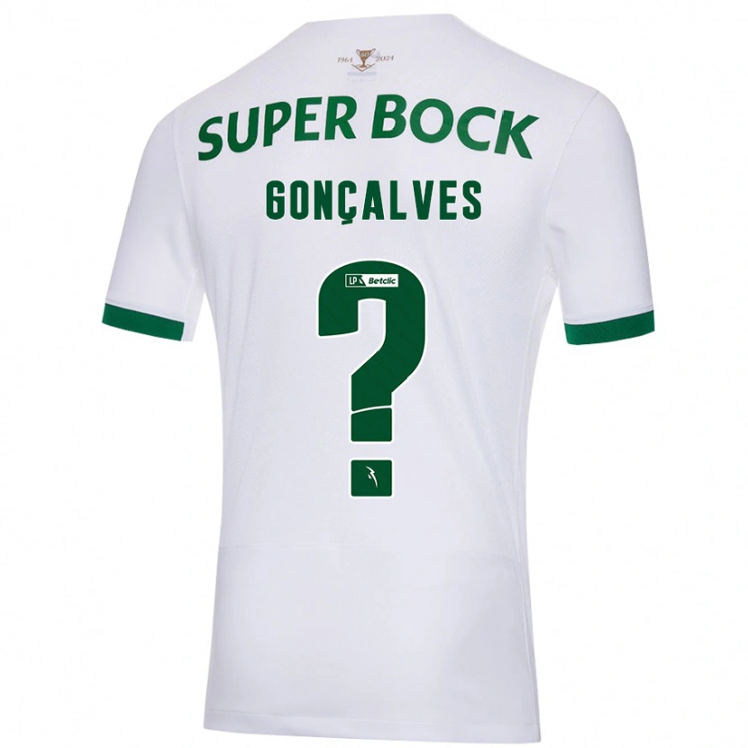 Danxen Kinder Flávio Gonçalves #0 Weiß Grün Auswärtstrikot Trikot 2024/25 T-Shirt Schweiz