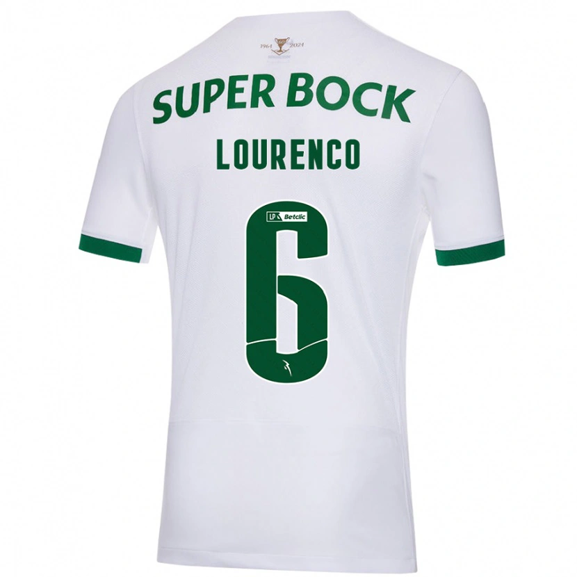 Danxen Kinder Bruna Lourenço #6 Weiß Grün Auswärtstrikot Trikot 2024/25 T-Shirt Schweiz