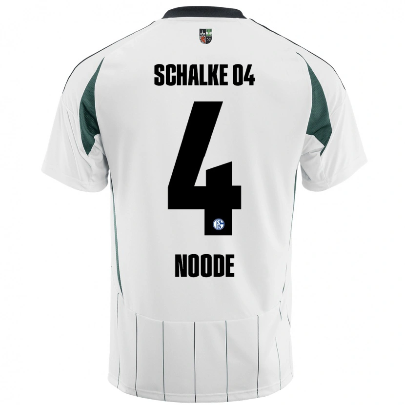Danxen Kinder Steve Noode #4 Weiß Grün Auswärtstrikot Trikot 2024/25 T-Shirt Schweiz