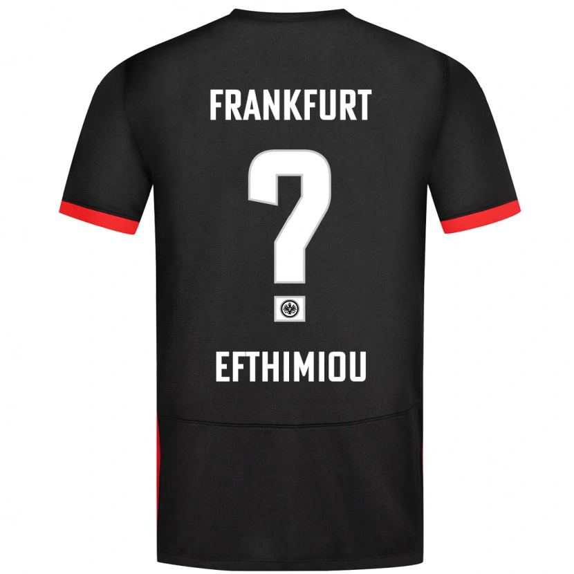 Danxen Kinder Sissis Efthimiou #0 Schwarz Auswärtstrikot Trikot 2024/25 T-Shirt Schweiz