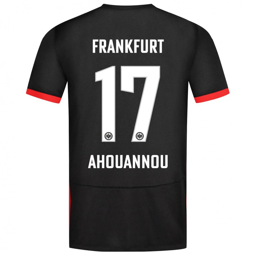 Danxen Kinder Yannis Ahouannou #17 Schwarz Auswärtstrikot Trikot 2024/25 T-Shirt Schweiz