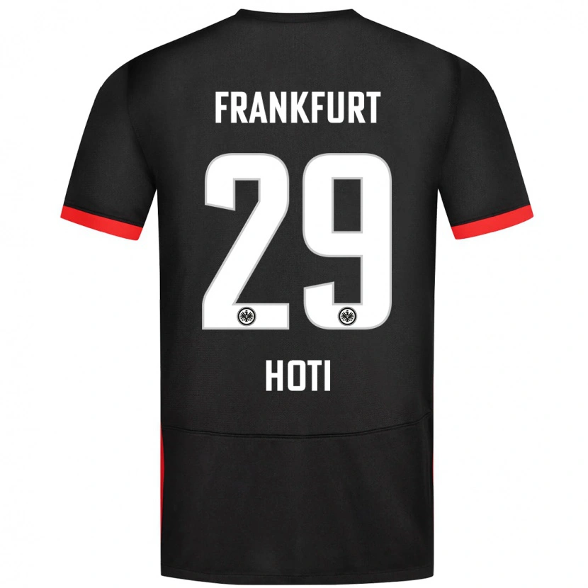 Danxen Kinder Leart Hoti #29 Schwarz Auswärtstrikot Trikot 2024/25 T-Shirt Schweiz