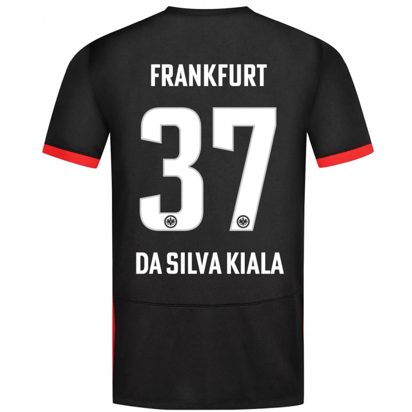 Danxen Kinder Joel Da Silva Kiala #37 Schwarz Auswärtstrikot Trikot 2024/25 T-Shirt Schweiz