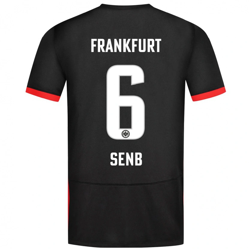 Danxen Kinder Elisa Senß #6 Schwarz Auswärtstrikot Trikot 2024/25 T-Shirt Schweiz
