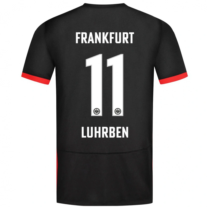 Danxen Kinder Nina Lührßen #11 Schwarz Auswärtstrikot Trikot 2024/25 T-Shirt Schweiz