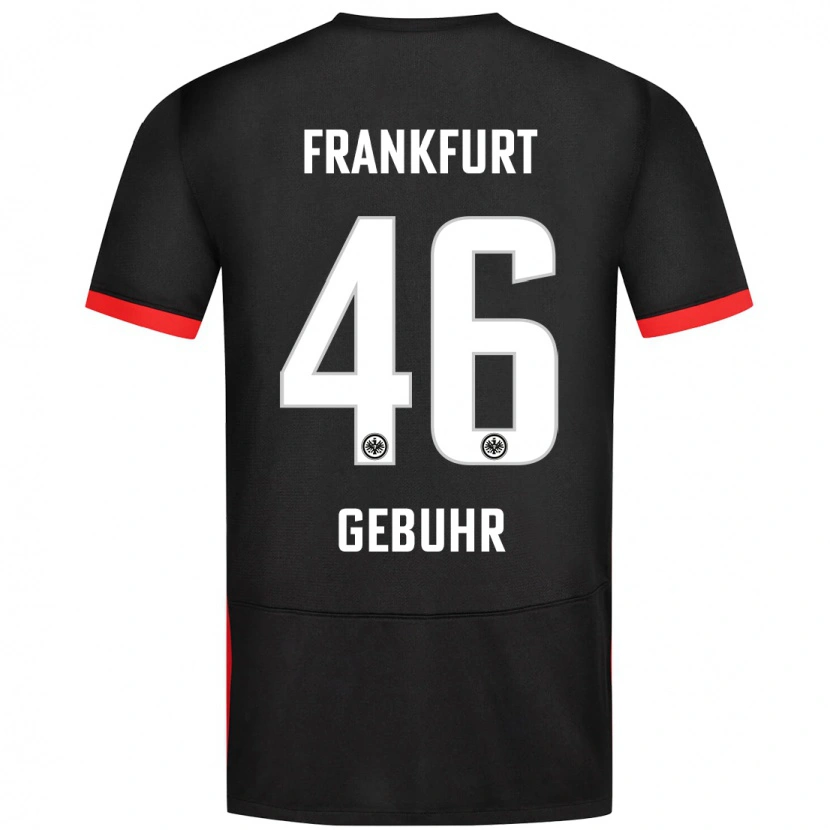 Danxen Kinder Dario Gebuhr #46 Schwarz Auswärtstrikot Trikot 2024/25 T-Shirt Schweiz