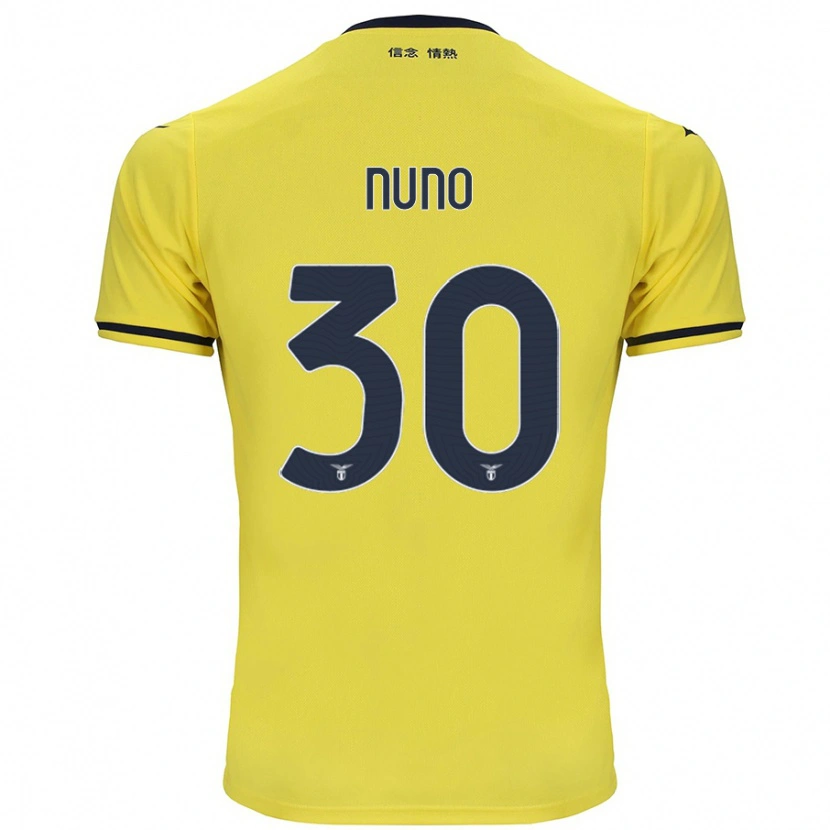 Danxen Kinder Nuno Tavares #30 Gelb Auswärtstrikot Trikot 2024/25 T-Shirt Schweiz