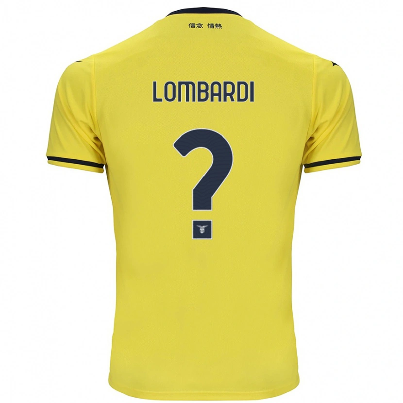 Danxen Kinder Pierlorenzo Lombardi #0 Gelb Auswärtstrikot Trikot 2024/25 T-Shirt Schweiz