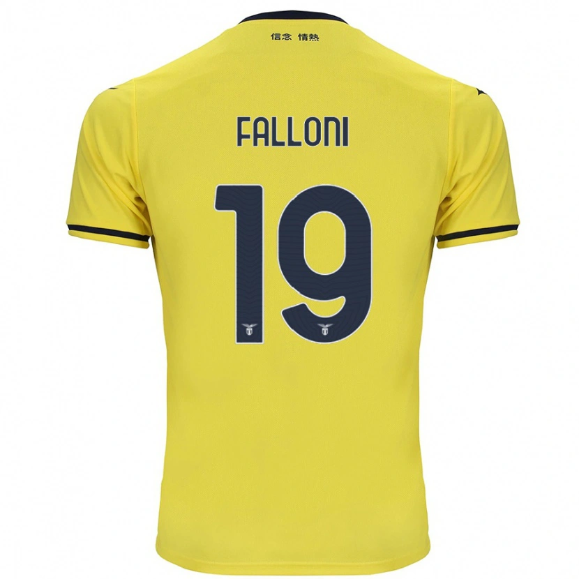 Danxen Kinder Ludovica Falloni #19 Gelb Auswärtstrikot Trikot 2024/25 T-Shirt Schweiz
