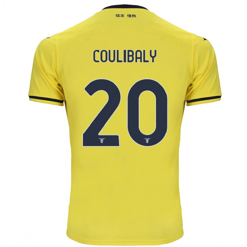 Danxen Kinder Larsson Coulibaly #20 Gelb Auswärtstrikot Trikot 2024/25 T-Shirt Schweiz