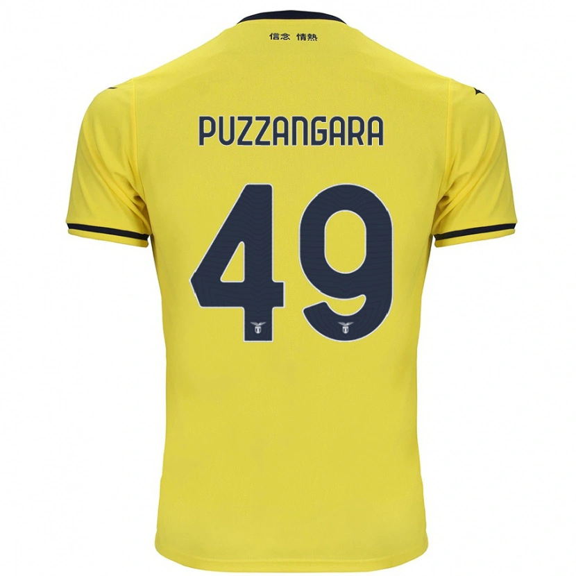 Danxen Kinder Angelo Antonio Puzzangara #49 Gelb Auswärtstrikot Trikot 2024/25 T-Shirt Schweiz