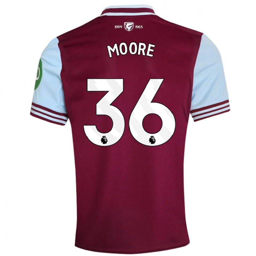 Danxen Herren Sean Moore #36 Dunkelrot Heimtrikot Trikot 2024/25 T-Shirt Schweiz