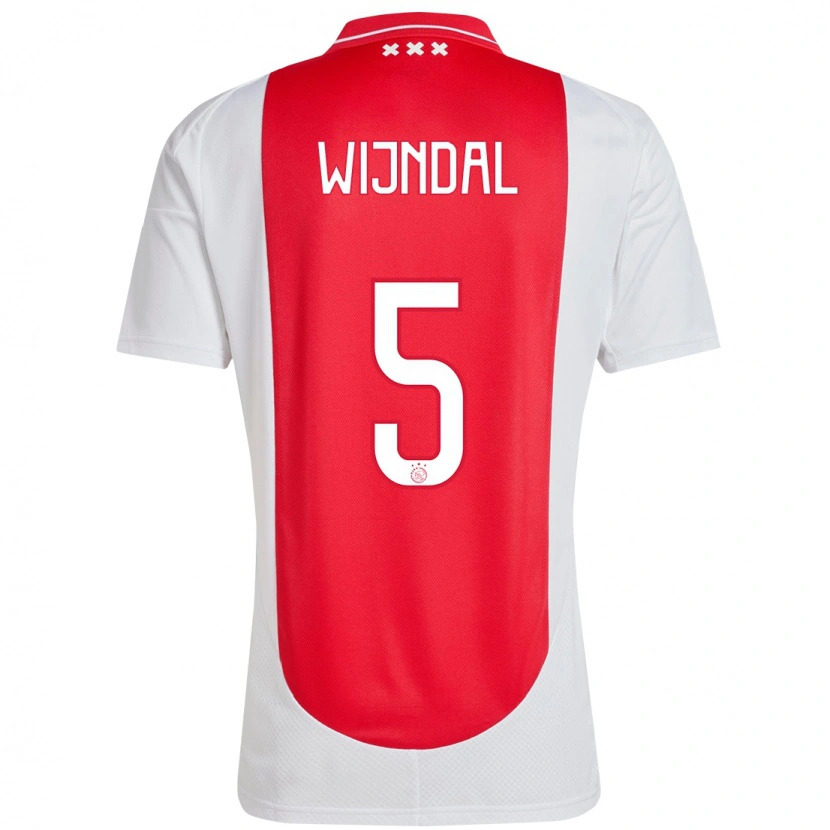 Danxen Herren Owen Wijndal #5 Rot Weiß Heimtrikot Trikot 2024/25 T-Shirt Schweiz