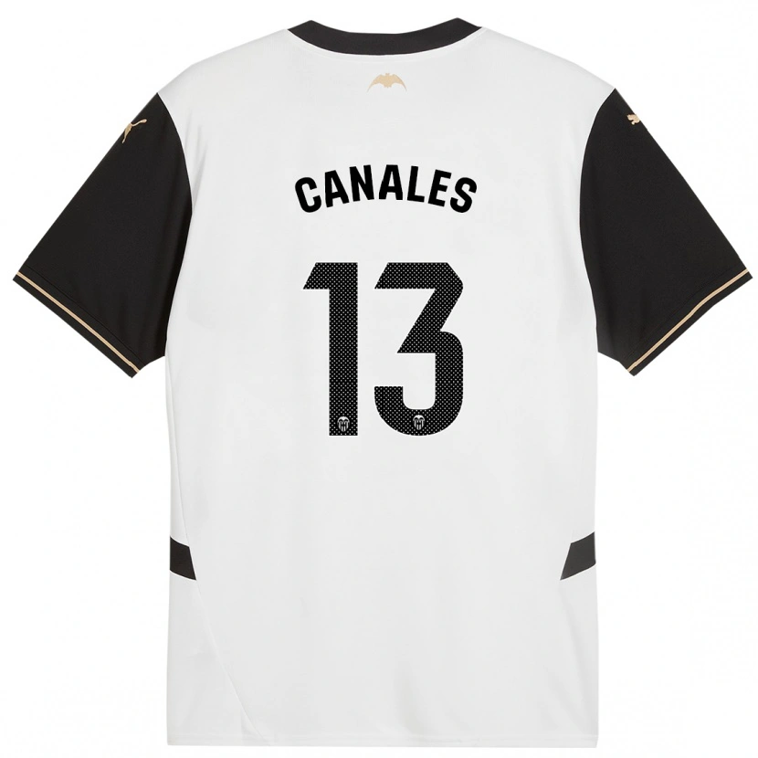Danxen Herren Antonia Canales #13 Weiß Schwarz Heimtrikot Trikot 2024/25 T-Shirt Schweiz