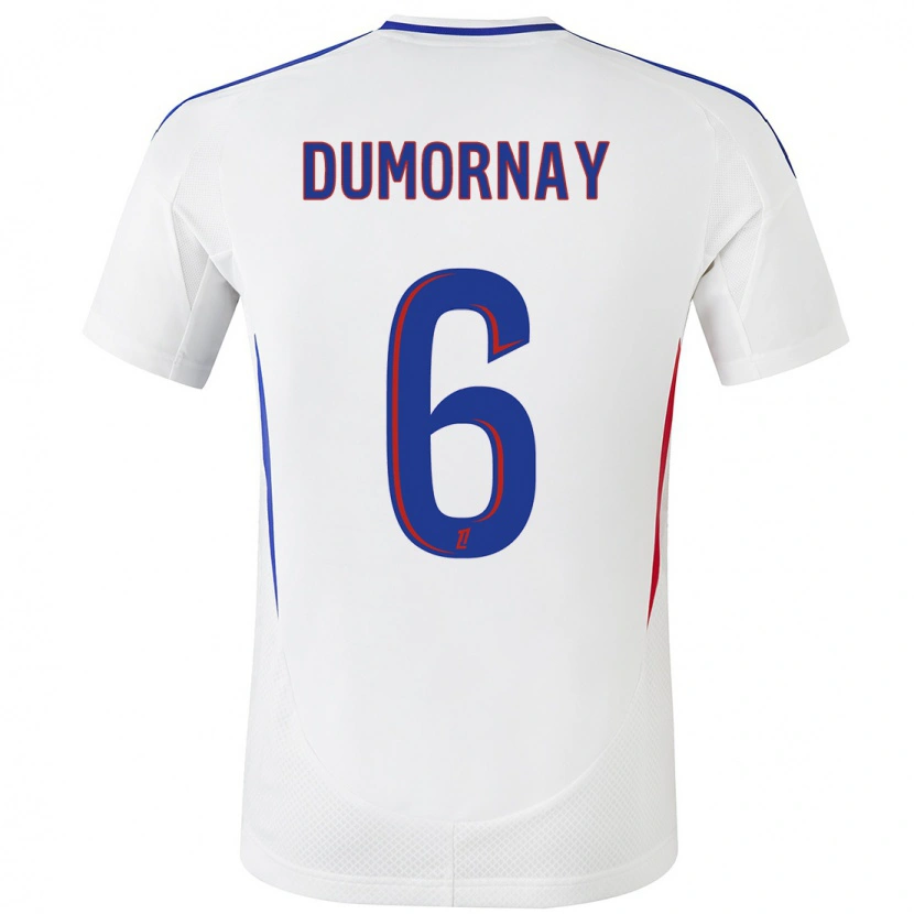 Danxen Herren Melchie Dumornay #6 Weiß Blau Heimtrikot Trikot 2024/25 T-Shirt Schweiz