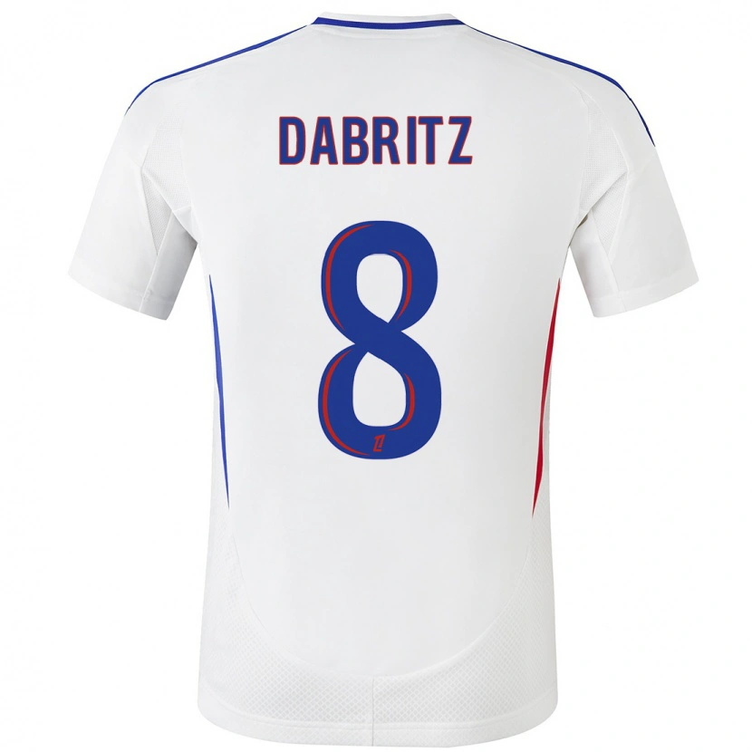 Danxen Herren Sara Däbritz #8 Weiß Blau Heimtrikot Trikot 2024/25 T-Shirt Schweiz
