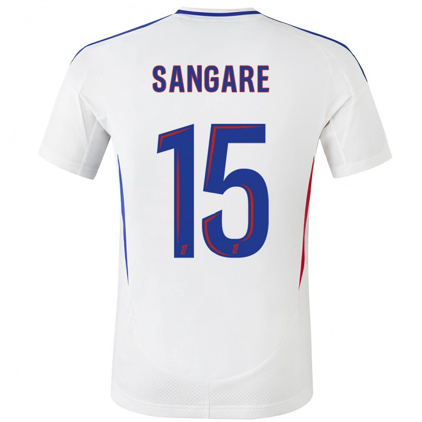 Danxen Herren Wassa Sangaré #15 Weiß Blau Heimtrikot Trikot 2024/25 T-Shirt Schweiz