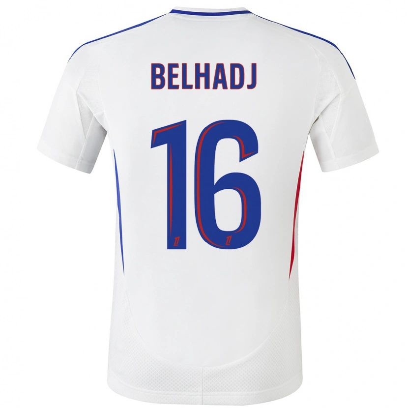 Danxen Herren Féerine Belhadj #16 Weiß Blau Heimtrikot Trikot 2024/25 T-Shirt Schweiz