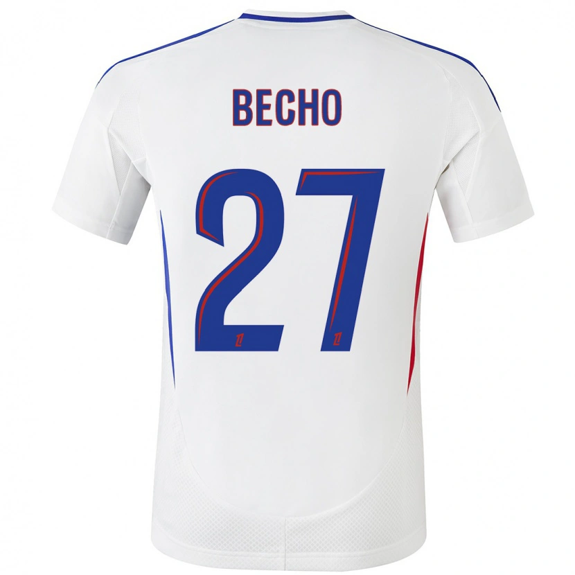 Danxen Herren Vicki Bècho #27 Weiß Blau Heimtrikot Trikot 2024/25 T-Shirt Schweiz