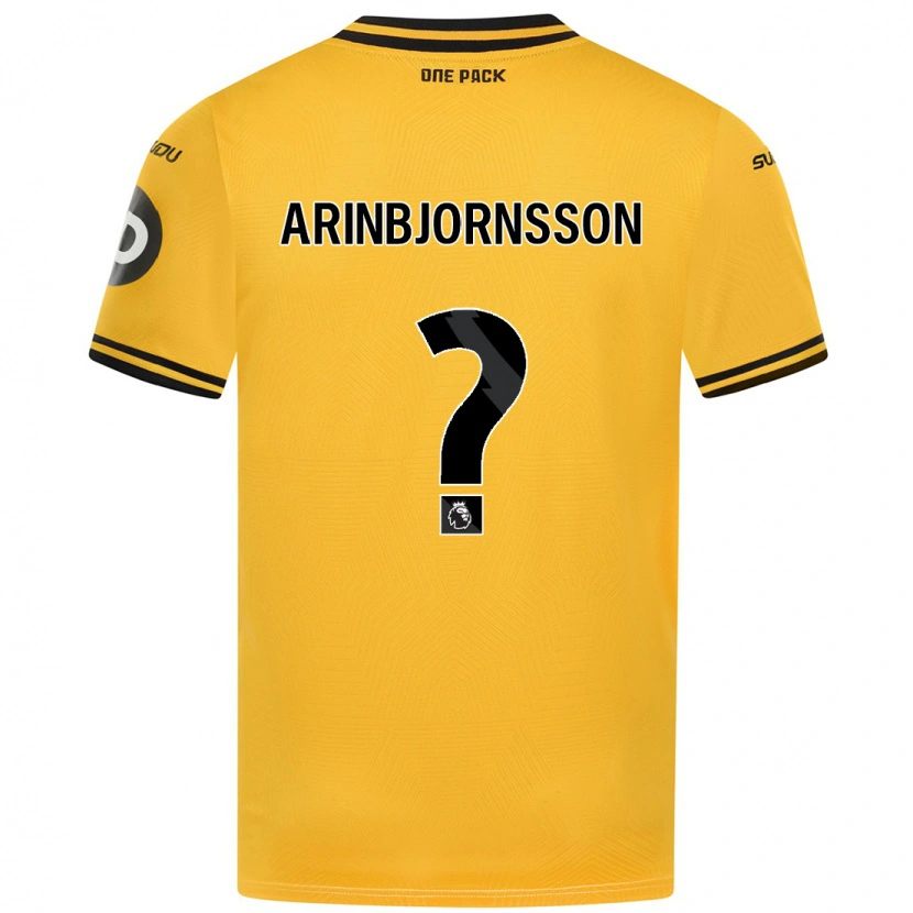 Danxen Herren Palmi Arinbjornsson #0 Gelb Heimtrikot Trikot 2024/25 T-Shirt Schweiz