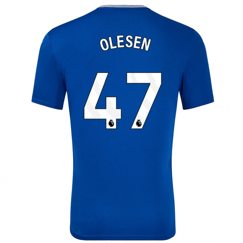 Danxen Herren Karoline Olesen #47 Blau Mit Heimtrikot Trikot 2024/25 T-Shirt Schweiz
