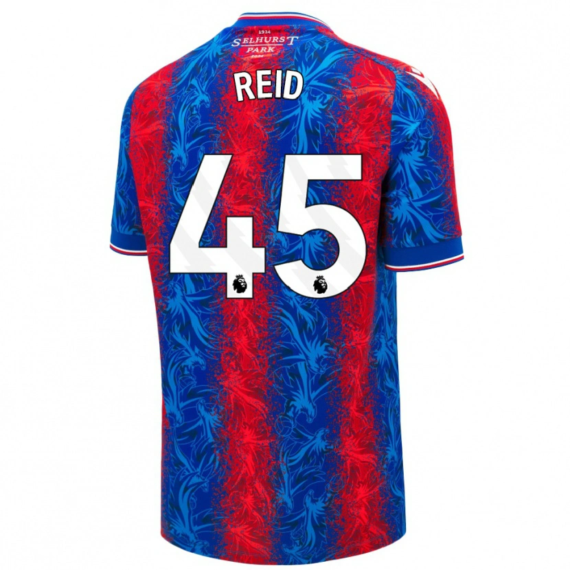 Danxen Herren Dylan Reid #45 Rot Blauen Streifen Heimtrikot Trikot 2024/25 T-Shirt Schweiz