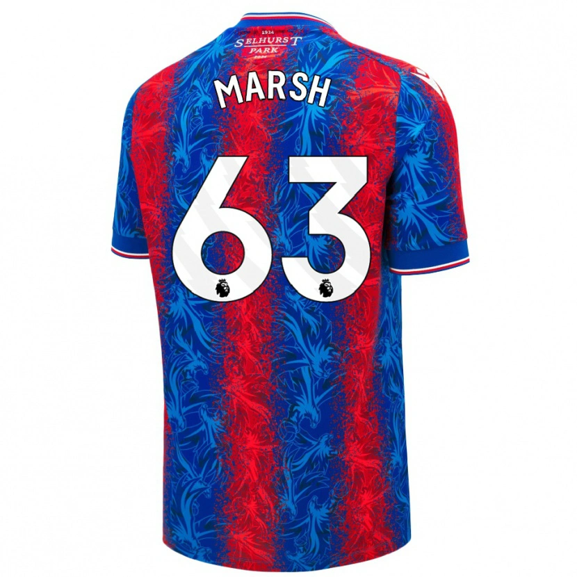 Danxen Herren Zach Marsh #63 Rot Blauen Streifen Heimtrikot Trikot 2024/25 T-Shirt Schweiz