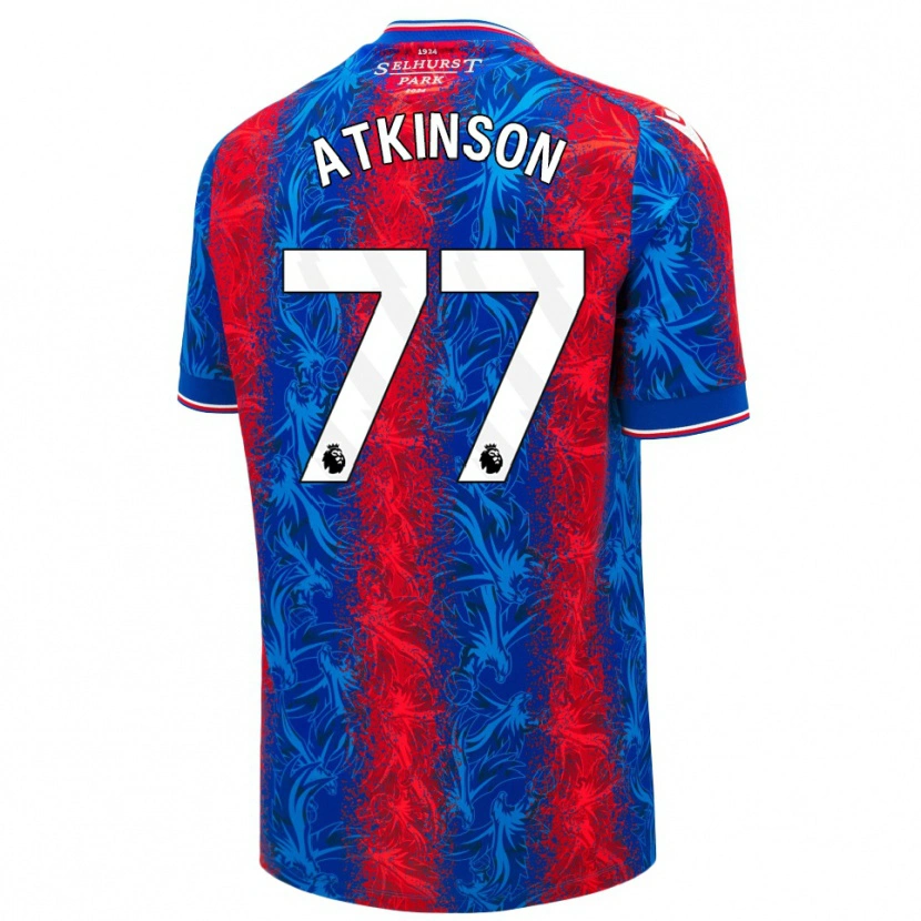 Danxen Herren Isibeal Atkinson #77 Rot Blauen Streifen Heimtrikot Trikot 2024/25 T-Shirt Schweiz