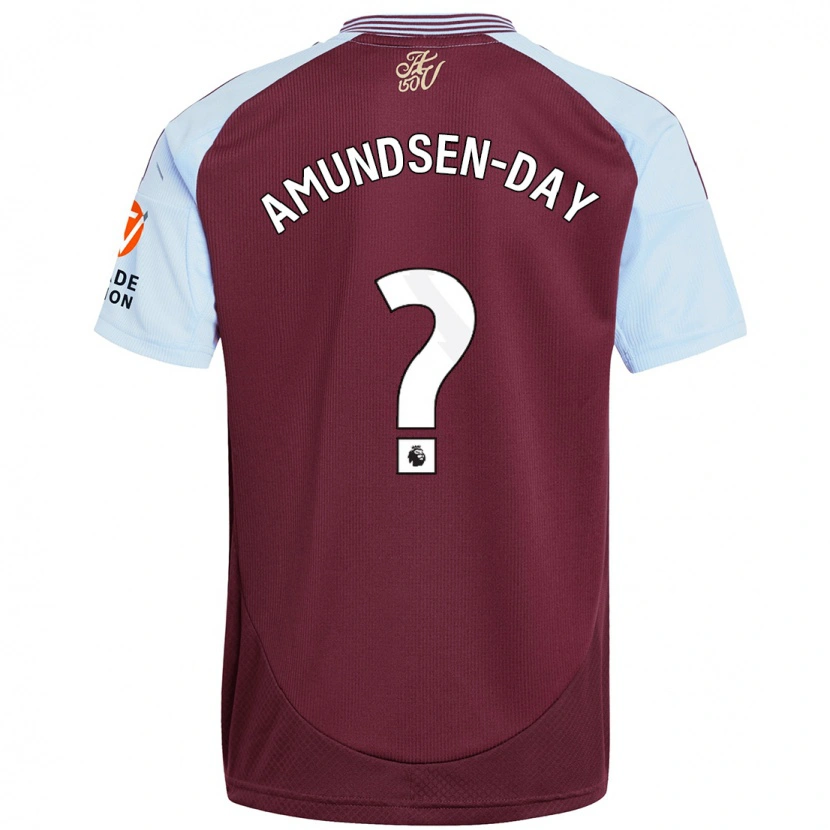 Danxen Herren Ethan Amundsen-Day #0 Burgunder Himmelblau Heimtrikot Trikot 2024/25 T-Shirt Schweiz