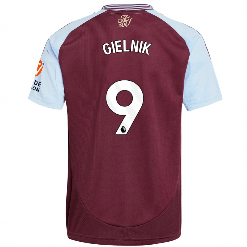 Danxen Herren Emily Gielnik #9 Burgunder Himmelblau Heimtrikot Trikot 2024/25 T-Shirt Schweiz