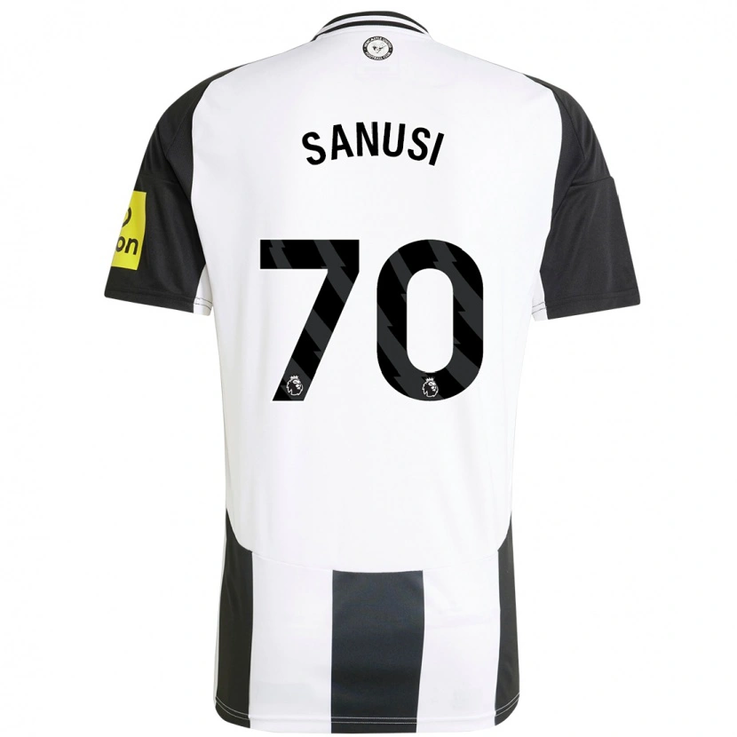 Danxen Herren Trevan Sanusi #70 Weiß Schwarz Heimtrikot Trikot 2024/25 T-Shirt Schweiz