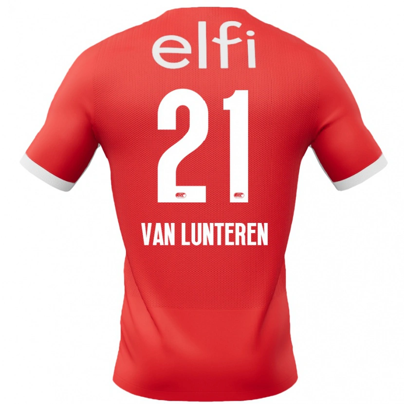 Danxen Herren Desiree Van Lunteren #21 Rot Weiß Heimtrikot Trikot 2024/25 T-Shirt Schweiz