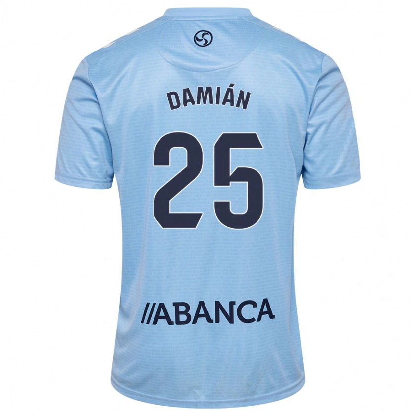 Danxen Herren Damián Rodríguez #25 Himmelblau Heimtrikot Trikot 2024/25 T-Shirt Schweiz