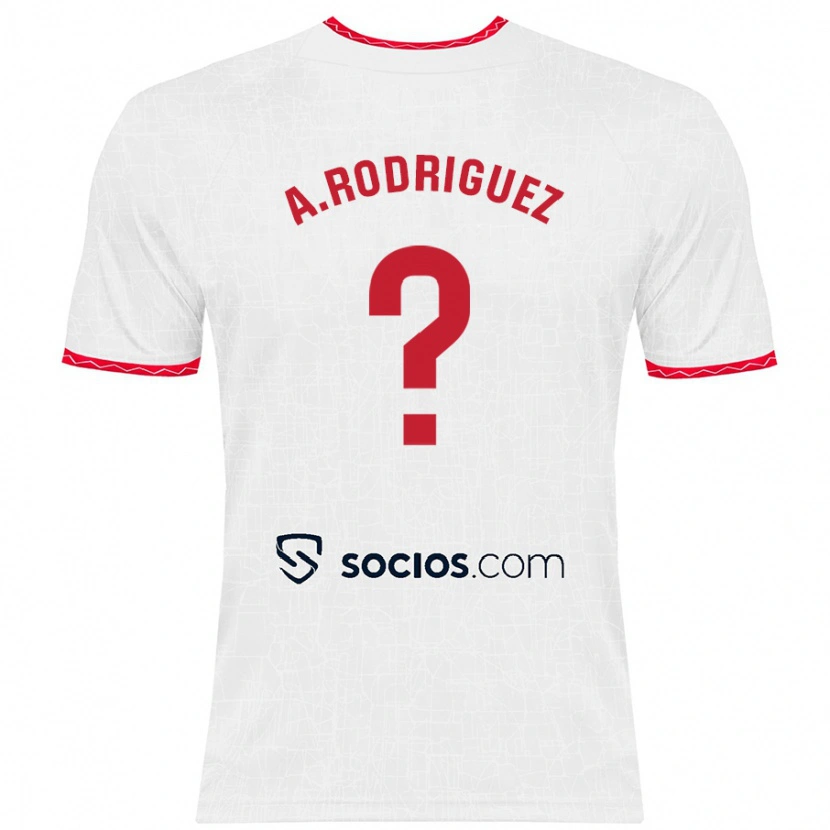 Danxen Herren Ángel Rodríguez #0 Weiß Rot Heimtrikot Trikot 2024/25 T-Shirt Schweiz