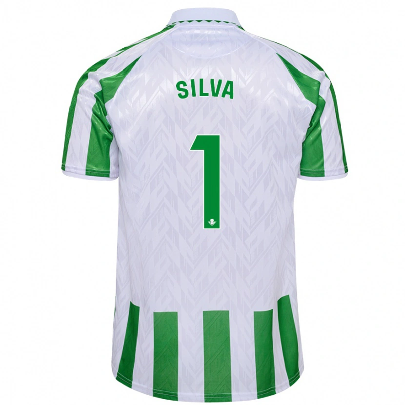 Danxen Herren Rui Silva #1 Grün Weiße Streifen Heimtrikot Trikot 2024/25 T-Shirt Schweiz