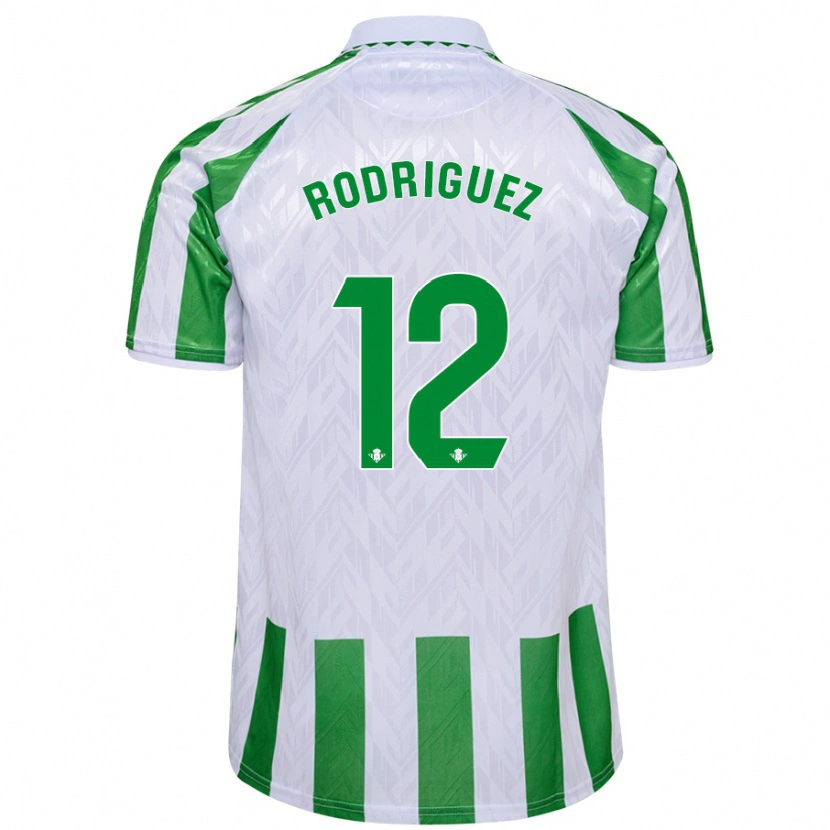 Danxen Herren Ricardo Rodríguez #12 Grün Weiße Streifen Heimtrikot Trikot 2024/25 T-Shirt Schweiz