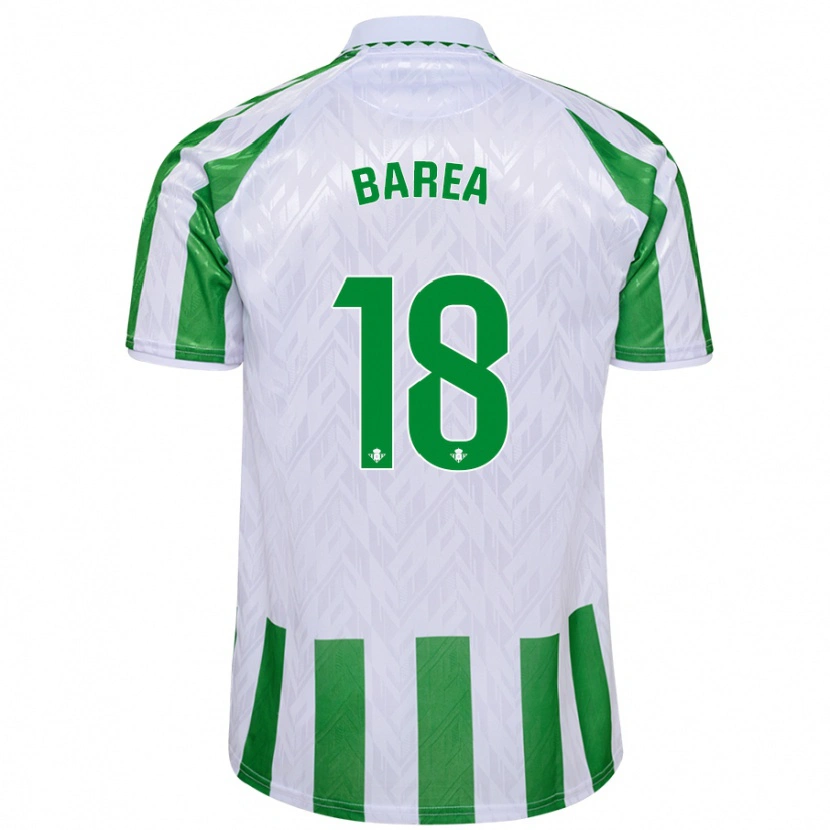 Danxen Herren Ismael Barea #18 Grün Weiße Streifen Heimtrikot Trikot 2024/25 T-Shirt Schweiz