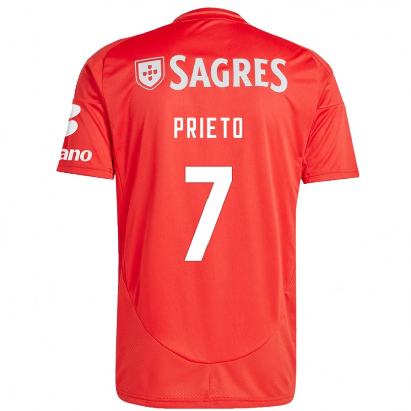 Danxen Herren Cristina Martín-Prieto #7 Rot Weiß Heimtrikot Trikot 2024/25 T-Shirt Schweiz