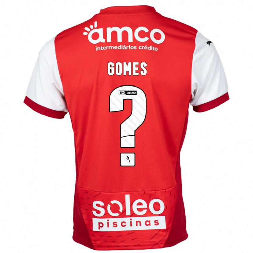 Danxen Herren Tomás Gomes #0 Rot Weiß Heimtrikot Trikot 2024/25 T-Shirt Schweiz