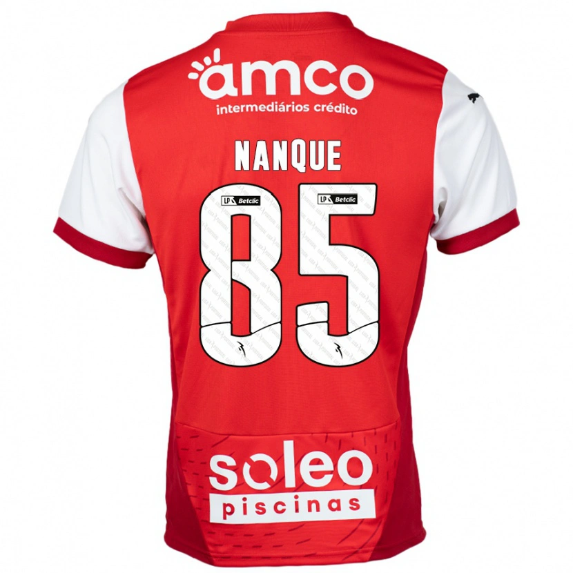 Danxen Herren Edgar Nanque #85 Rot Weiß Heimtrikot Trikot 2024/25 T-Shirt Schweiz