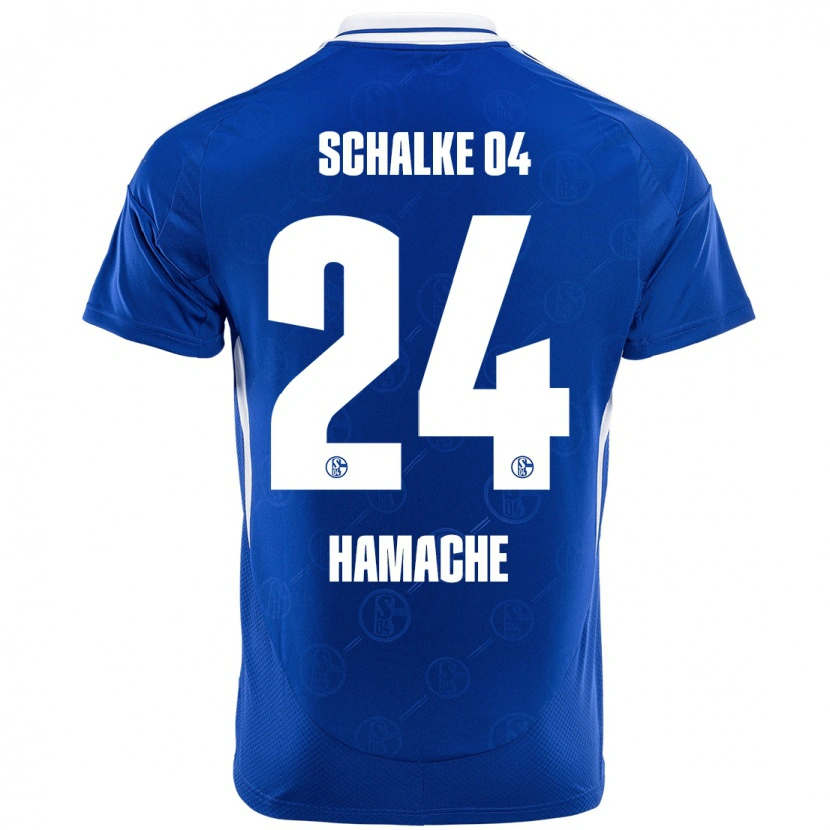 Danxen Herren Ilyes Hamache #24 Königsblau Heimtrikot Trikot 2024/25 T-Shirt Schweiz