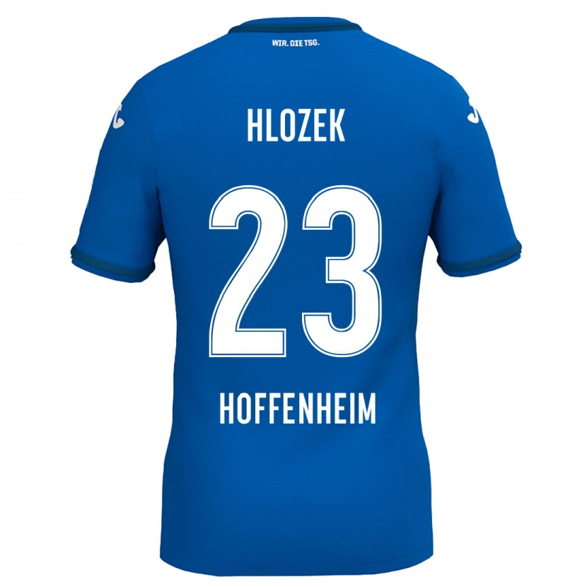 Danxen Herren Adam Hlozek #23 Königsblau Heimtrikot Trikot 2024/25 T-Shirt Schweiz