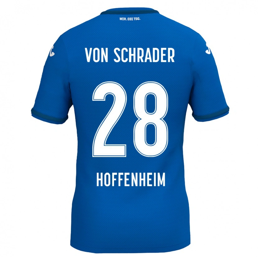 Danxen Herren Lina Von Schrader #28 Königsblau Heimtrikot Trikot 2024/25 T-Shirt Schweiz