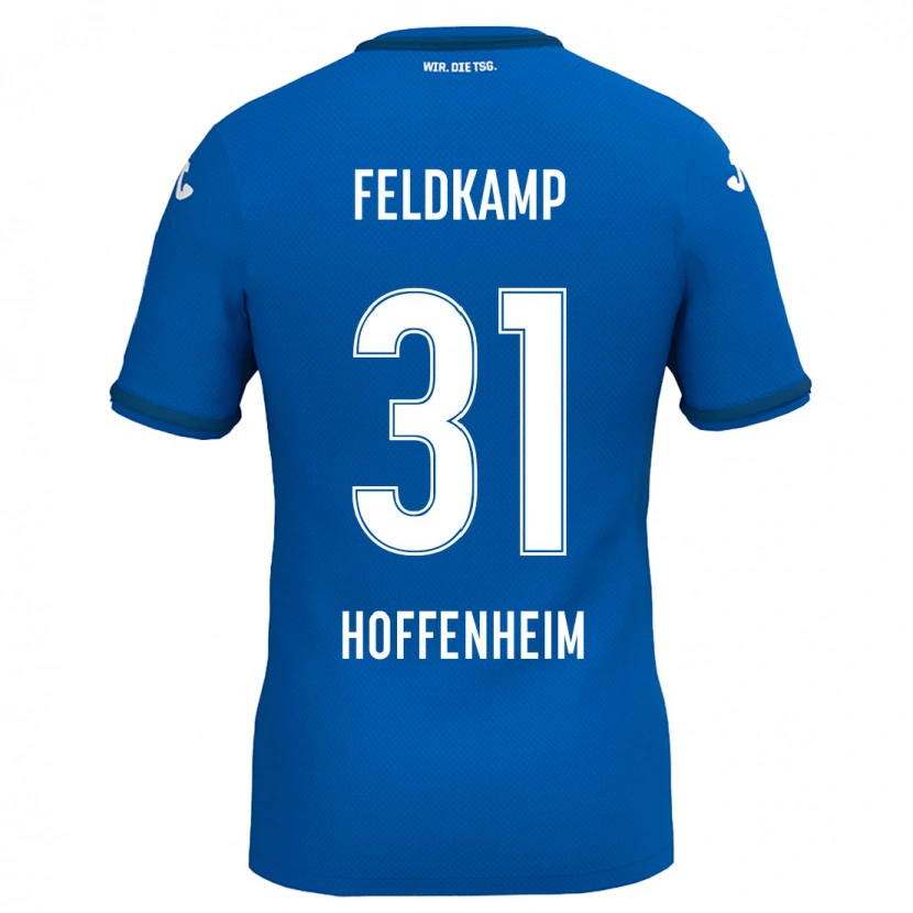 Danxen Herren Jana Feldkamp #31 Königsblau Heimtrikot Trikot 2024/25 T-Shirt Schweiz