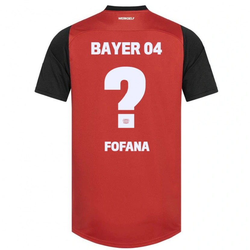 Danxen Herren Sadik Fofana #0 Rot Schwarz Heimtrikot Trikot 2024/25 T-Shirt Schweiz