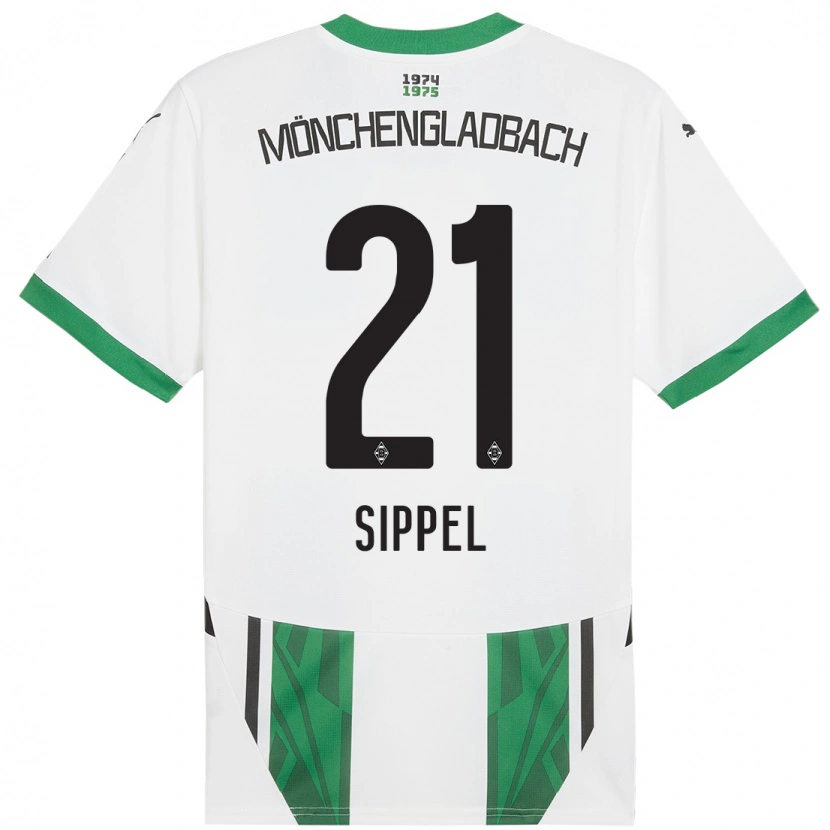 Danxen Herren Tobias Sippel #21 Weiß Grün Heimtrikot Trikot 2024/25 T-Shirt Schweiz