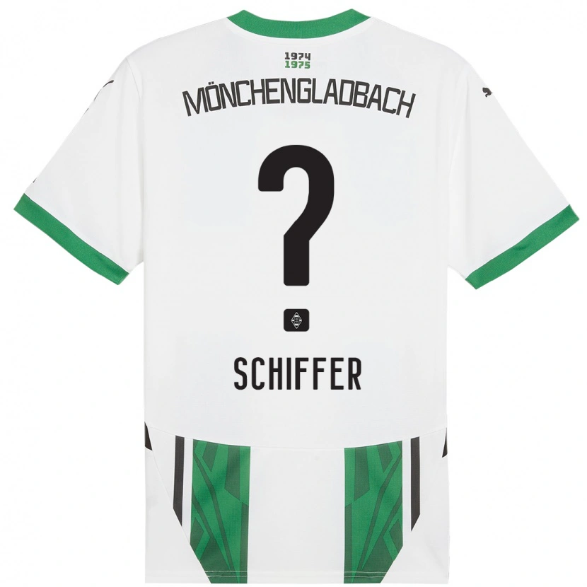 Danxen Herren Ben Schiffer #0 Weiß Grün Heimtrikot Trikot 2024/25 T-Shirt Schweiz